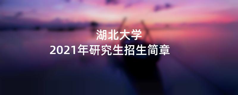 湖北大学2021年硕士研究生江南网网站登录
