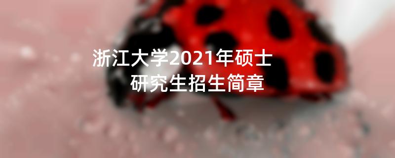 浙江大学2021年硕士研究生江南网网站登录
