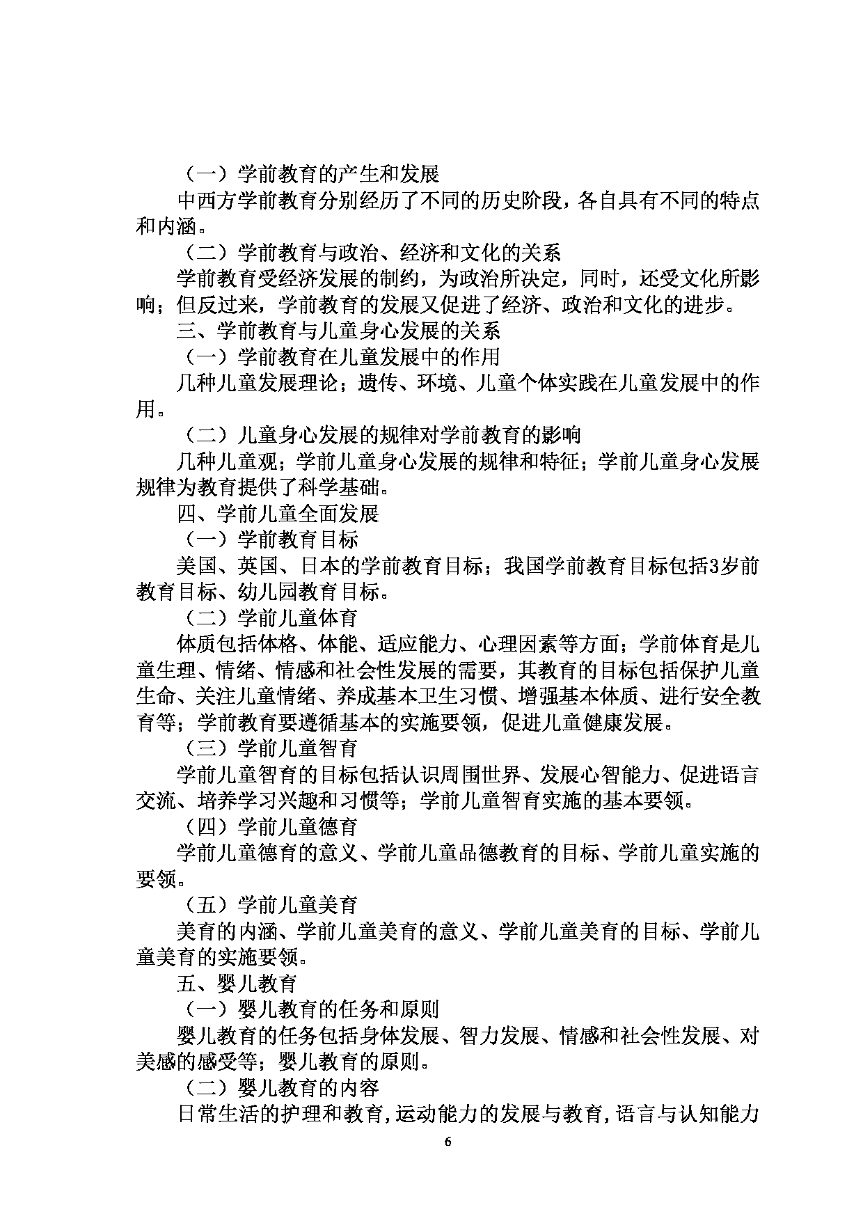 2022考研大纲：河北北方学院2022年考研自命题科目 学前教育基础 考试大纲第6页