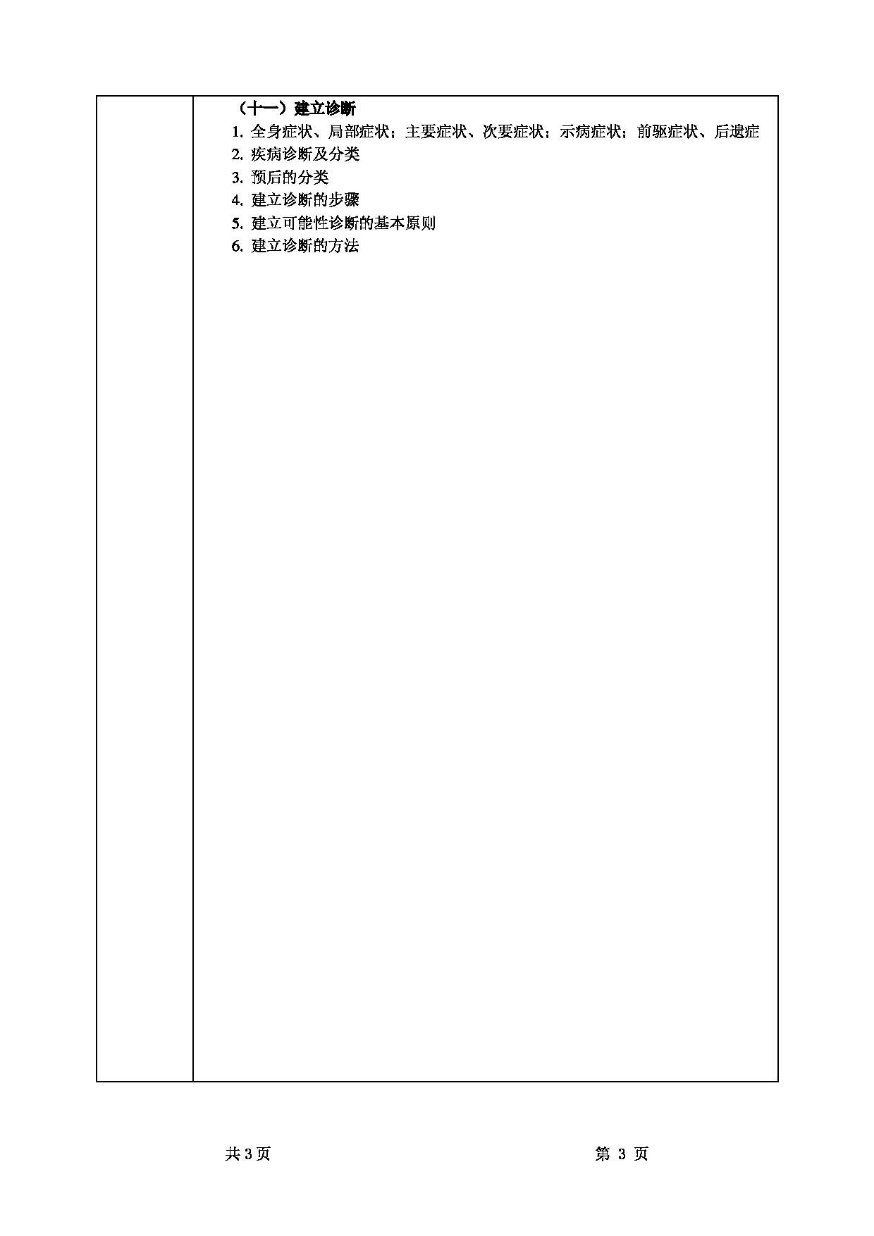 2022考研大纲:甘肃农业大学2022年考研初试科目 343-《兽医基础》(“兽医临床诊断学”部分)考试大纲 考试大纲第3页 2022考研大纲:甘肃农业大学2022年考研初试科目 343-《兽医基础》(“兽医临床诊断学”部分)考试大纲 考试大纲第3页