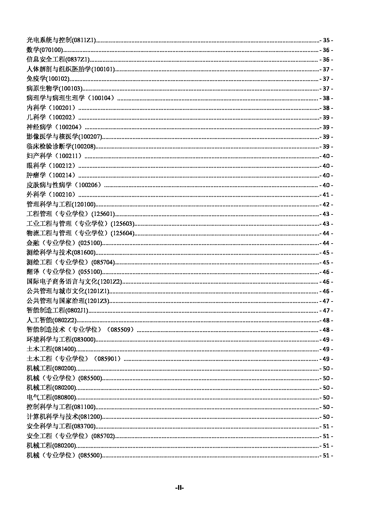 2022考研参考书目：安徽理工大学2022年硕士研究生招生专业目录（含导师及参考书目）第2页