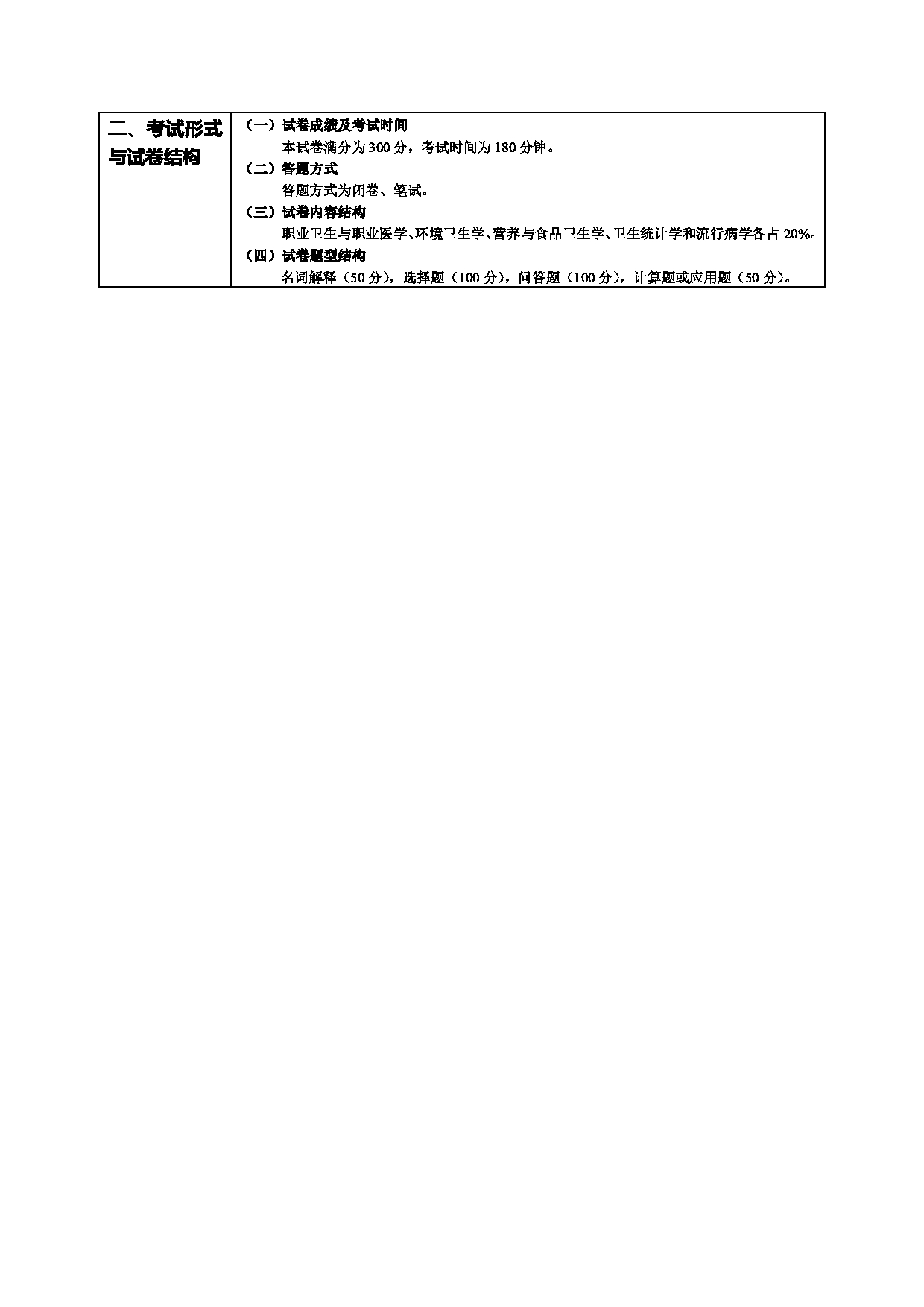 2022考研大纲：桂林医学院2022年考研自命题科目 600+卫生综合考试大纲第2页