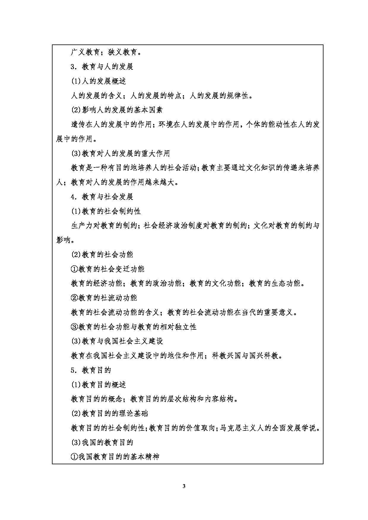 2023考研大纲:江汉大学2023年考研自命题科目 333教育综合 考试大纲第3页 2023考研大纲:江汉大学2023年考研自命题科目 333教育综合 考试大纲第3页