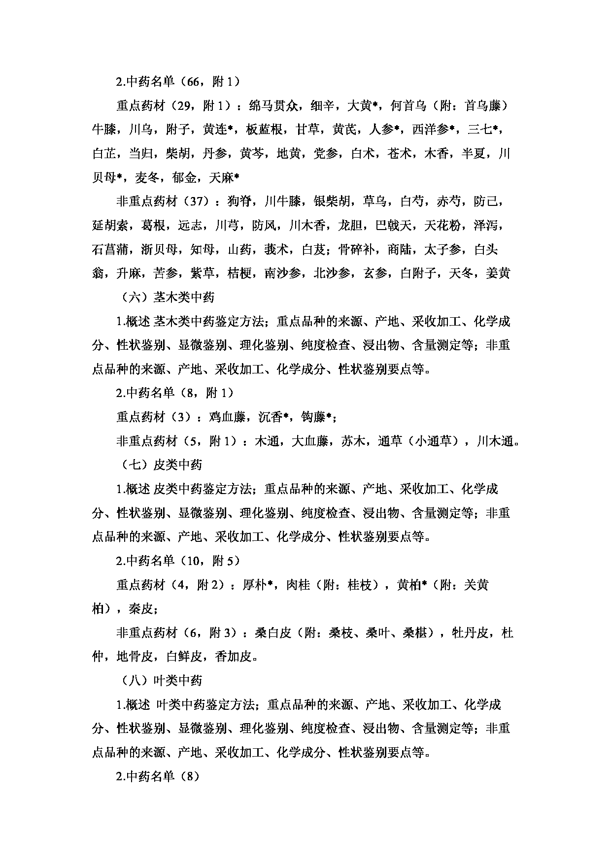 2023考研大纲:重庆医科大学2023年考研自命题科目 612 中药学综合 考试大纲第9页 2023考研大纲:重庆医科大学2023年考研自命题科目 612 中药学综合 考试大纲第9页