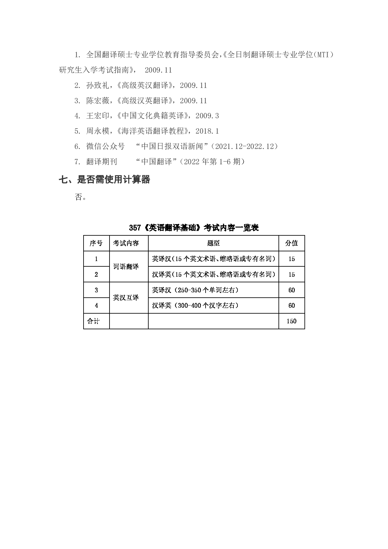上海海洋大学2023年考研自命题科目 357《英语翻译基础》 考试范围第2页 上海海洋大学2023年考研自命题科目 357《英语翻译基础》 考试范围第2页