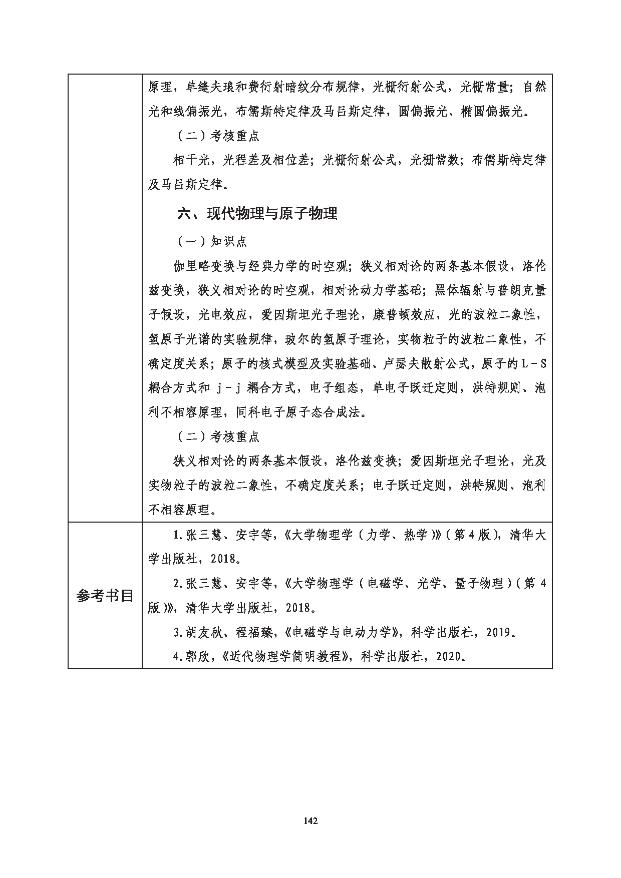 2023考研大纲：西南科技大学2023年考研自命题科目 837 普通物理Ⅱ 考试大纲第3页