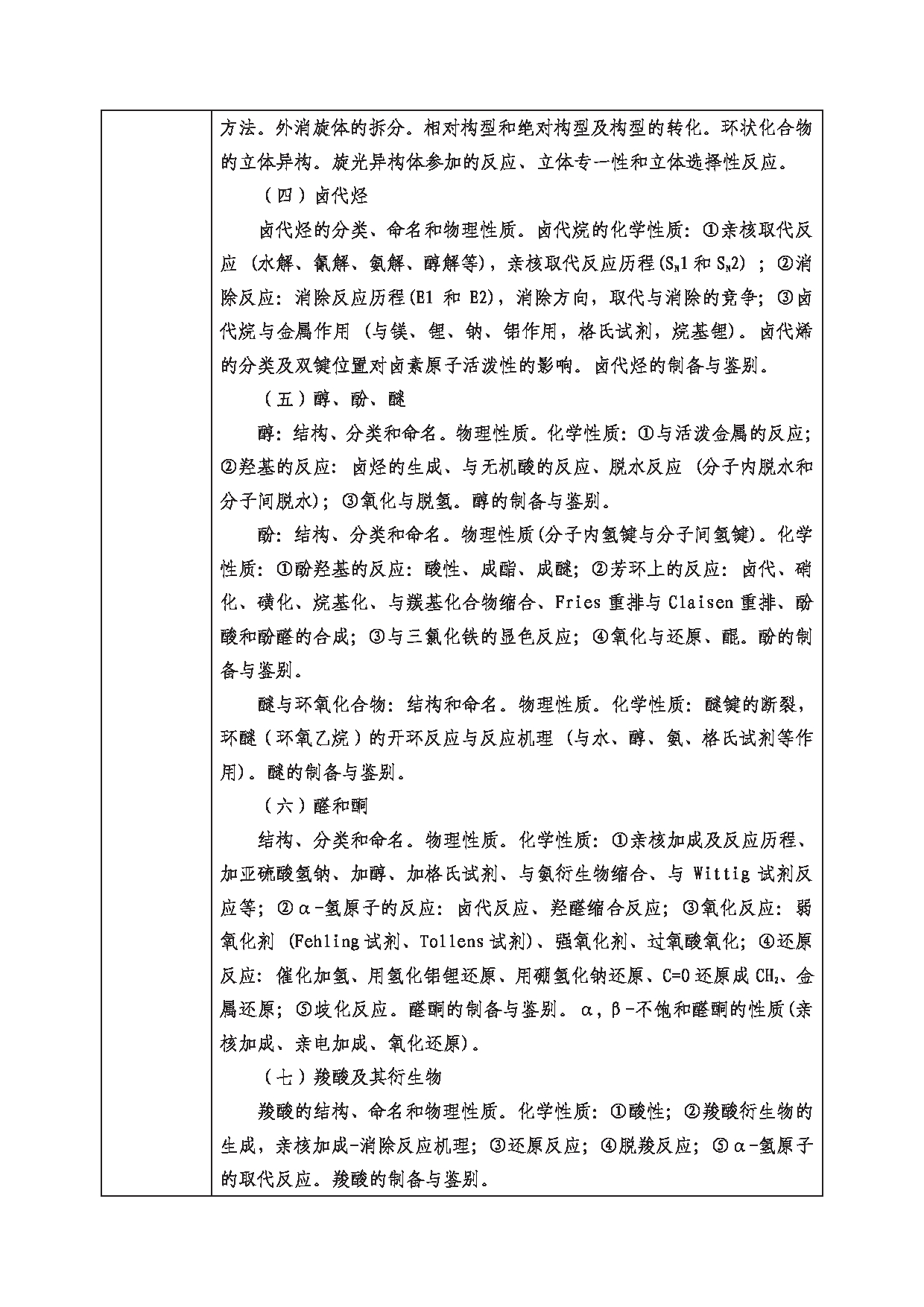 2023考研大纲：西南科技大学2023年考研自命题科目 618 化学综合 考试大纲第5页