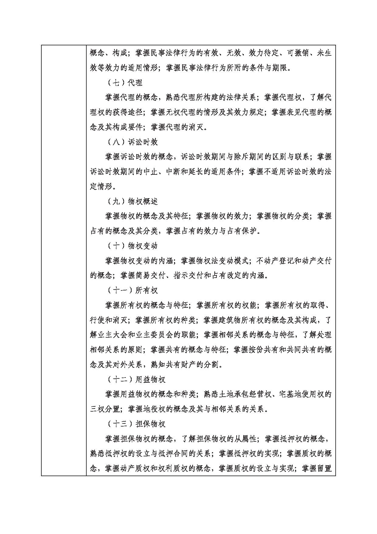 2023考研大纲：西南科技大学2023年考研自命题科目 801 法学专业综合 考试大纲第4页