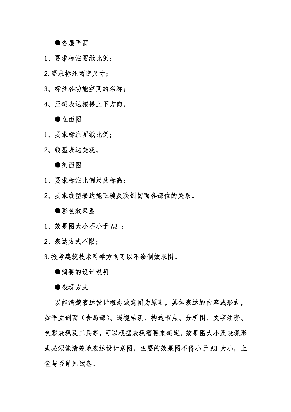 2023考研大纲：昆明理工大学2023年考研科目 502建筑与城市设计作图 考试大纲第4页