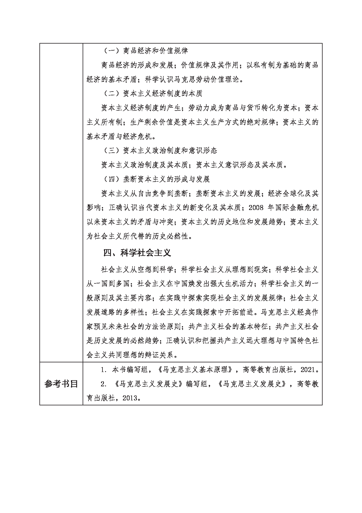 2023考研大纲：西南科技大学2023年考研自命题科目 612 马克思主义基本原理 考试大纲第3页