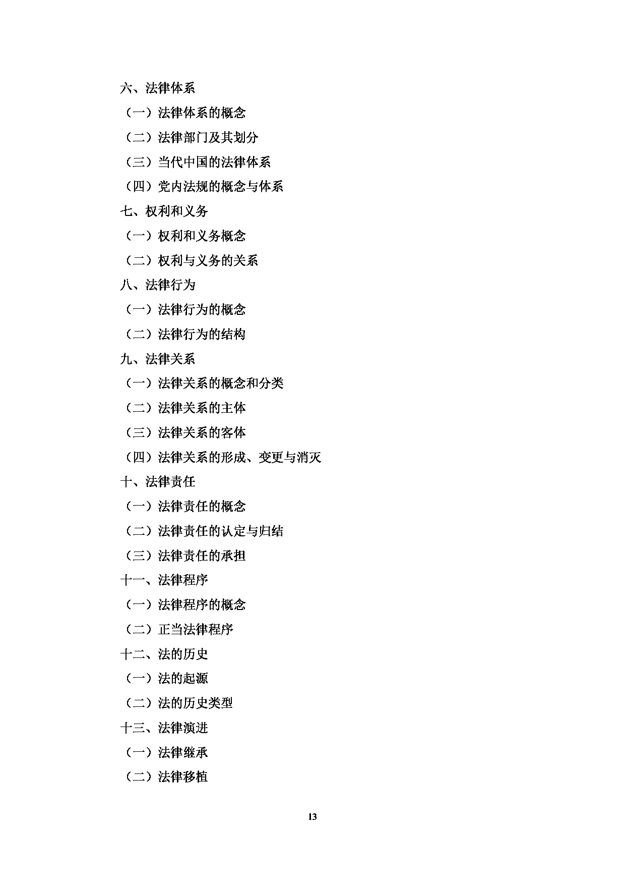 2024考研大纲:中央民族大学2024年考研自命题科目 613法学基础 考试大纲第6页 2024考研大纲:中央民族大学2024年考研自命题科目 613法学基础 考试大纲第6页