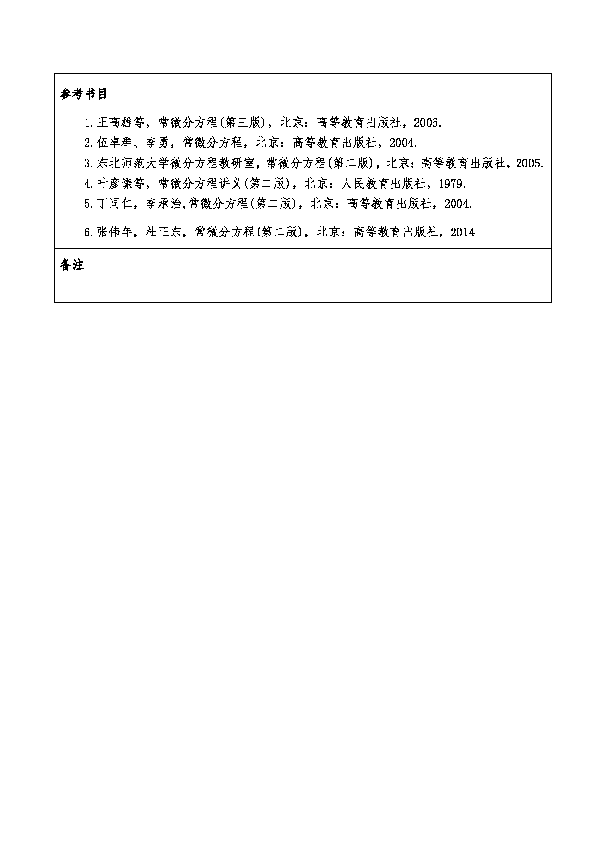 2024考研大纲：重庆三峡学院2024年考研 005数学与统计学院 2.复试笔试科目常微分方程 考试大纲第3页
