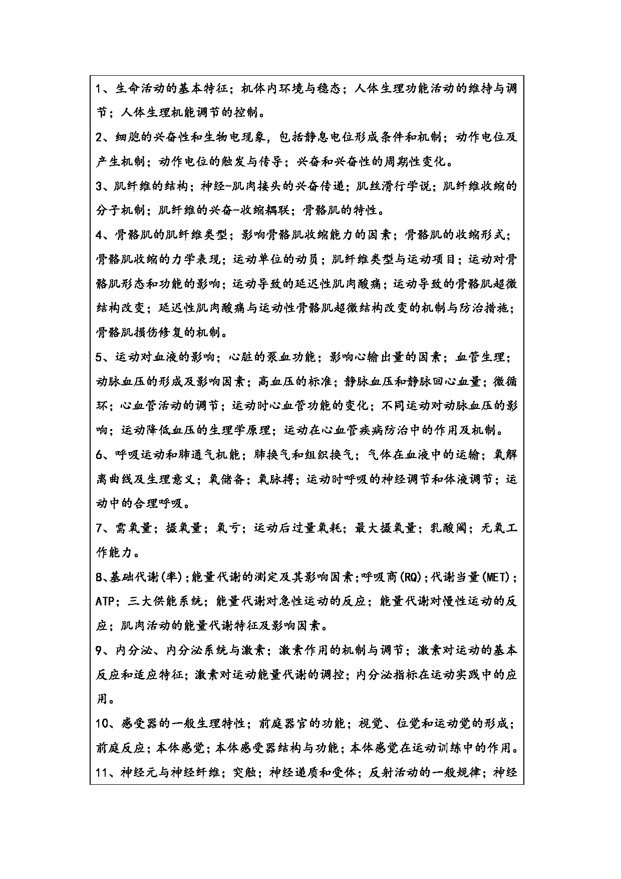 2024考研大纲：常州大学2024年考研自命题科目 346 体育综合 考试大纲第3页