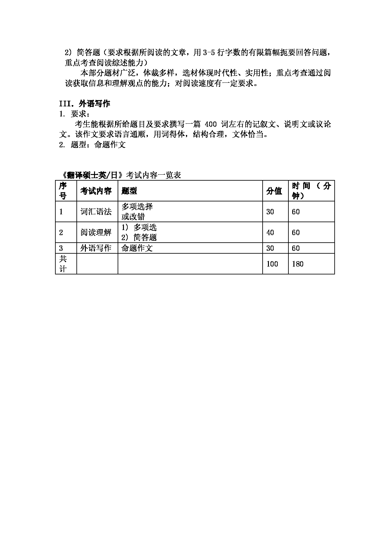 2025考研大纲:东华大学2025年考研科目 213 翻译硕士(日语) 考试大纲第2页 2025考研大纲:东华大学2025年考研科目 213 翻译硕士(日语) 考试大纲第2页