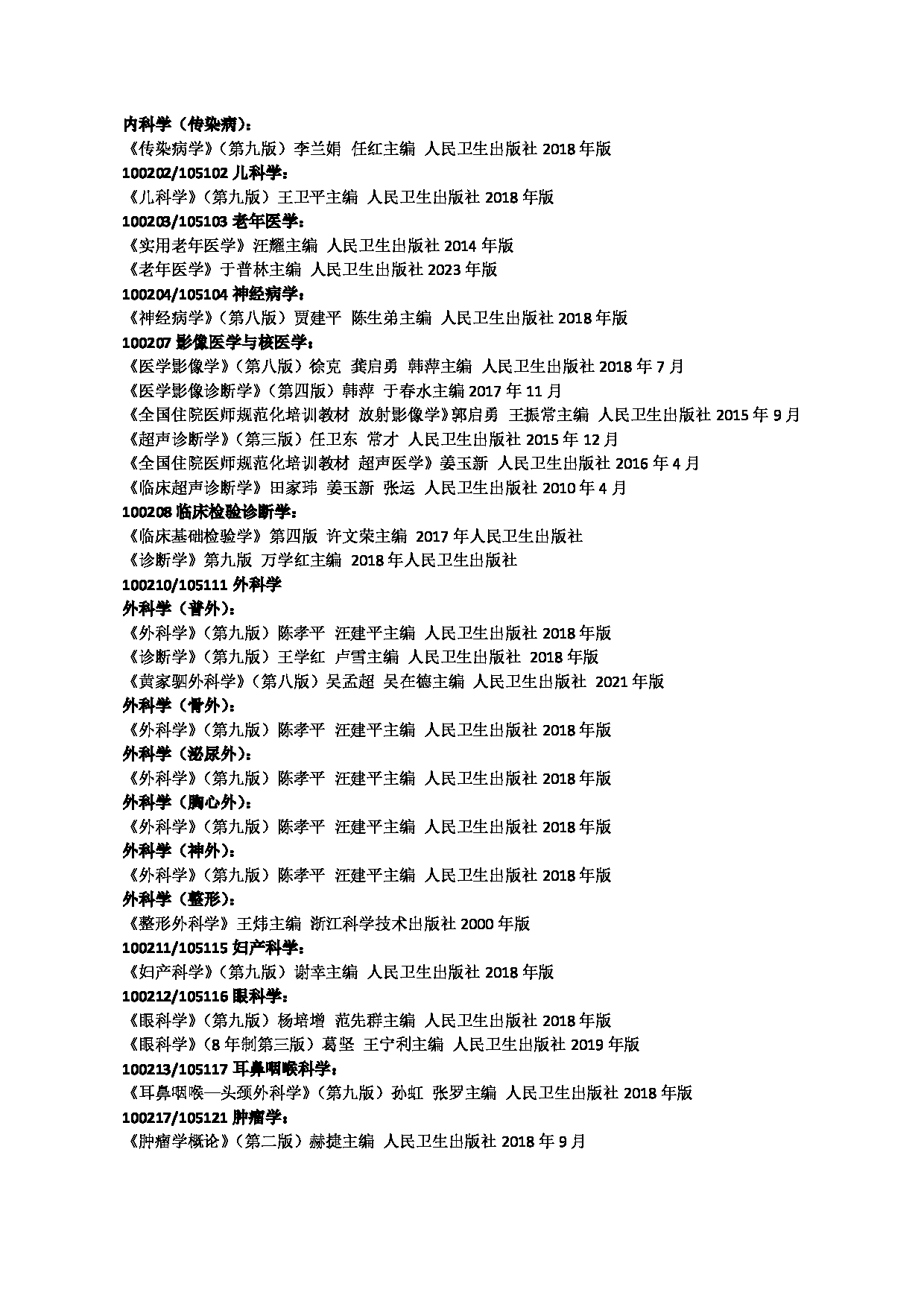 2025复试参考书目：佳木斯大学2025年考研复试参考书目第3页